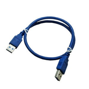 Lung Kay <b>Usb</b> 3.0 A Male <b>To</b> <b>Mini</b> 10 Pin Cable Blue Copper Wire For Hard Drive Enclosure - Product Image 5