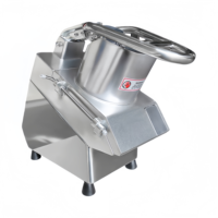 RVS professionele groente- en fruit snijmachine voor aardappel, wortel, komkommer, wortelschijfjes en -stengels.