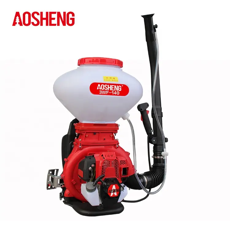 AOSHENG mist duster blower benzina spruzzatore 38cc alta qualità 14/16/20/26L seme e fertilizzante fioriera disinfezione nebbia spolverino