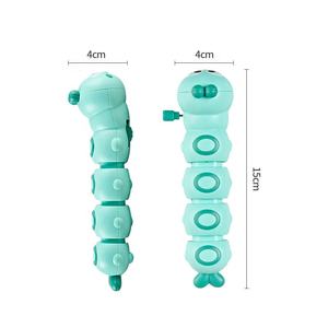 Samtoy ของเล่นสัตว์เลี้ยงสีสันสดใสรูปหนอนสัตว์เลื้อยคลานของเล่นสำหรับเด็กทารก - Product Image 6