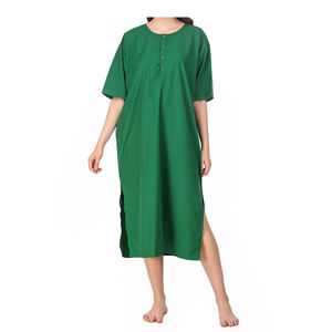 Bata de <span class=keywords><strong>hospital</strong></span> unisex mediana, batas de paciente y vestidos de enfermería reutilizables y pijamas médicos con mangas cortas para <span class=keywords><strong>maternidad</strong></span> - Product Image 5
