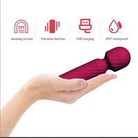 Vibrateur compact TMM, étanche, en silicone, 10 vitesses, vibrateur pour point G et clitoris, sensation de toucher réel, jouet sexuel pour adultes pour femmes