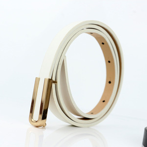 Cinture sottili da donna in vita annodate <span class=keywords><strong>per</strong></span> abiti pantaloni Jeans con fibbia in <span class=keywords><strong>oro</strong></span> - Product Image 5