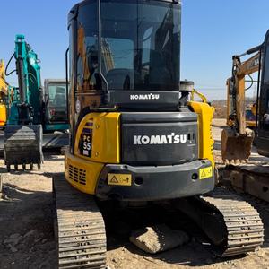 รถขุดขนาดเล็กมือสอง โคมัตสึ PC55 5.5 ตัน รถขุดไฮดรอลิกแบบตีนตะขาบขนาดกะทัดรัด สำหรับขาย ประสิทธิภาพและความน่าเชื่อถือที่เหนือกว่า - Product Image 5