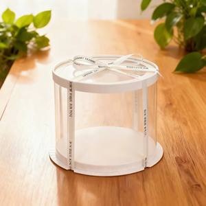 Caja de Plástico Transparente Cuadrada para Empacar Pasteles, Caja de Exhibición para Pasteles de Boda, Venta al Por Mayor - Product Image 5