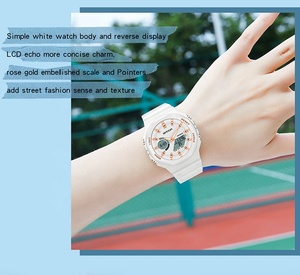 SANDA 6016 nueva moda 2022 de lujo Casual relojes deporte impermeable cuarzo reloj de pulsera Digital estilo <span class=keywords><strong>G</strong></span> <span class=keywords><strong>Shock</strong></span>, relojes de las mujeres - Product Image 5