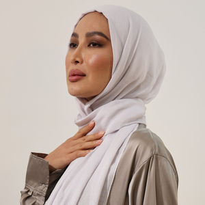 Écharpe tissée en modal de rayonne de luxe châle extensible doux et confortable Hijab non transparent pour les femmes musulmanes grand magnifique traditionnel - Product Image 2