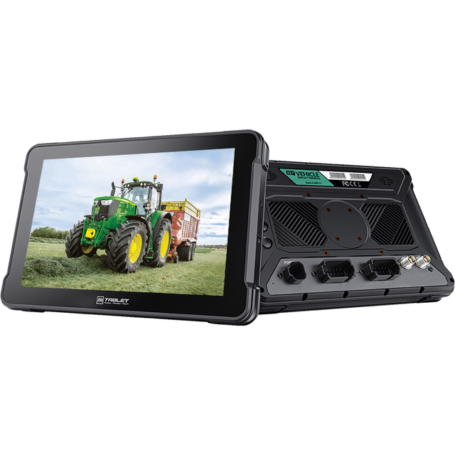 3Rtablet New 10-inch 1000nits Sunlight Readable IP67 Waterproof USB Rugged Linux Tablet Agricultural Tractor Guidance System