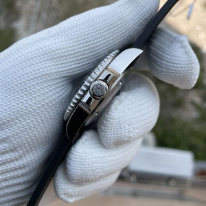 STEELDIVE SD1993 cadran blanc 40.5mm NH34 montre mécanique automatique 300M étanche quatre aiguilles lunette en céramique montres de plongée pour hommes - Product Image 3