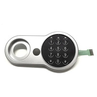 Serrure électronique sécurisée pour armoire de classement avec mot de passe, cylindre de clé d'urgence, dispositif de verrouillage à code de sécurité, modèle H-012-S