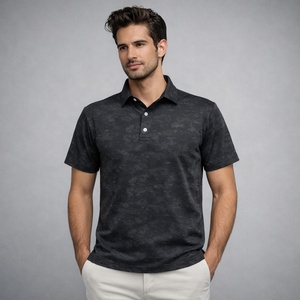 <span class=keywords><strong>Polo</strong></span> de golf Odell en coton respirant à manches courtes, tissu extensible, <span class=keywords><strong>logo</strong></span> brodé, pour un usage quotidien décontracté - Product Image 1