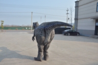 Dinosaure T-Rex réaliste pour spectacle scénique, avec pattes cachées, modèle animatronique, pour Halloween.