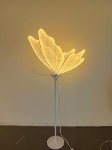 Decorazioni Matrimonio a Farfalla Oro Bianco Luce da Appendere Grande Farfalla Luminosa Illuminazione Sfondo Matrimonio - Product Image 4