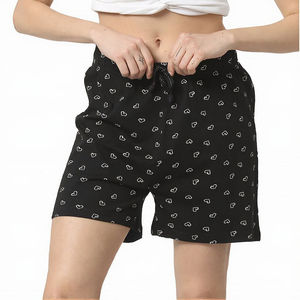Trending Women's Breathable Streetwear 100% Cotton Mid Waist Button <b>Woven</b> <b>Shorts</b> - Product Image 3
