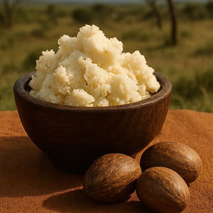 Beurre de karité importé, crème hydratante pure et naturelle, adaptée à la peau, au corps, au visage et à la croissance des cheveux. Fabrication de savon et de baume à lèvres DIY. - Product Image 4