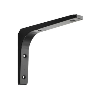 <b>Shelf</b> Support <b>Bracket</b> <b>Black</b> Cold Rolled Steel Plate Durable Wall Mount For Wooden <b>Shelves</b> Nordic Style - Product Image 1