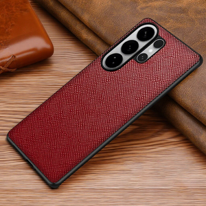 <span class=keywords><strong>Custodia</strong></span> per cellulare in pelle PU stile business con motivo litchi e motivo a croce per Samsung <span class=keywords><strong>Galaxy</strong></span> S26 S25 S24 S23 <span class=keywords><strong>S22</strong></span> <span class=keywords><strong>Ultra</strong></span> - Product Image 5