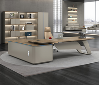 Table de travail informatique moderne de luxe de haute qualité, table de bureau à domicile, bureau de direction, bureau de PDG, bureau de direction