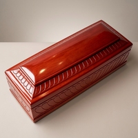 Ataúd Funerario de Madera Maciza de Estilo Europeo de Alta Calidad, Ecológico, para Entierro, Proveedor Mayorista Directo de Fábrica en China