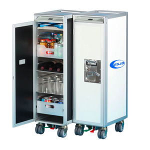 Chariot de <span class=keywords><strong>service</strong></span> de restauration aérienne en aluminium pour avion ATALS - Product Image 2