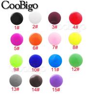 100 ensembles de boutons pression en plastique, boutons pression, boucle pour couette, drap de couverture, vêtements pour bébé, accessoires de bricolage ronds 12mm