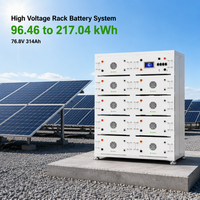 Système d'alimentation industriel modulaire solaire commercial HV 100Kwh 200Kwh 300Kwh avec conteneur de batteries LiFePO4 ESS