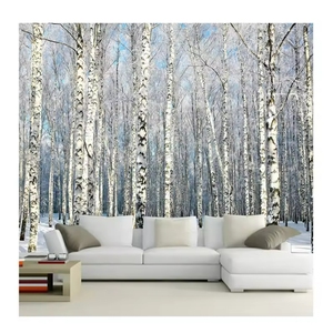 <span class=keywords><strong>Papier</strong></span> <span class=keywords><strong>peint</strong></span> 3D personnalisé de forêt de bouleaux <span class=keywords><strong>Papier</strong></span> <span class=keywords><strong>peint</strong></span> mural de paysage de neige <span class=keywords><strong>Papier</strong></span> <span class=keywords><strong>peint</strong></span> de fond de salon et de chambre à coucher - Product Image 2