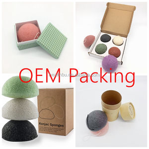 <span class=keywords><strong>Esponja</strong></span> <span class=keywords><strong>Konjac</strong></span> Premium con logotipo personalizado, limpiador <span class=keywords><strong>Facial</strong></span> de carbón de bambú hecho de seda, herramienta cosmética - Product Image 6