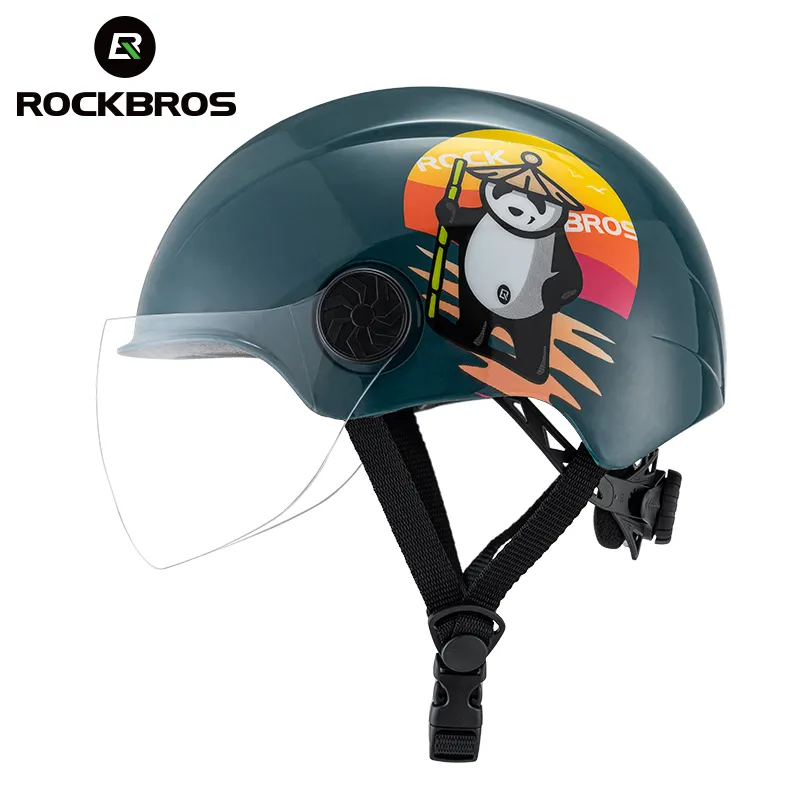 ROCKBROS capacete de bicicleta infantil modelo animal capacetes de bicicleta ajustáveis para crianças capacete infantil