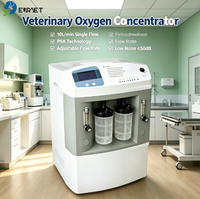EUR VET Promotion : Concentrateur d'oxygène vétérinaire 10 LPM avec système de débit réglable pour clinique vétérinaire et oxygénothérapie