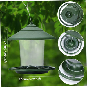 ที่ให้อาหารนกสำหรับกลางแจ้ง ที่แขวนให้อาหารนก เมล็ดพืชสำหรับนก ที่ให้อาหารนกกลางแจ้งสำหรับนกทุกชนิด - Product Image 3