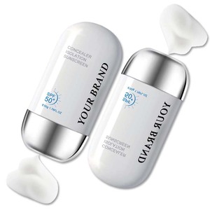 <span class=keywords><strong>Protector</strong></span> <span class=keywords><strong>Solar</strong></span> Mineral Incoloro SPF50+ de Marca Privada Personalizada para el Cuidado de la Piel Coreana con Óxido de Zinc, Utilizable como Crema <span class=keywords><strong>Facial</strong></span> - Product Image 3