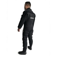DIVESTAR Pakaian Selam Neoprene 6MM, Pakaian Selam Tahan Air Tahan Dingin Berat Terendam Semua Kering
