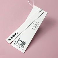 Étiquettes personnalisées pour vêtements et étiquettes en papier cartonné imprimées avec logo de marque pour vêtements, étiquettes volantes pour vêtements