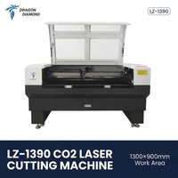 Harga Pabrik Mesin Laser CO2 1390 Area Kerja 1300x900mm Pemotong Laser Pengukir untuk Kayu Lapis Plastik Karet dengan Pengiriman Cepat