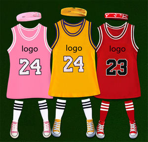 Vestidos de Baloncesto para Niños al por Mayor, Vestidos de Verano de Alta Calidad para Niñas Pequeñas y Adultas - Product Image 1