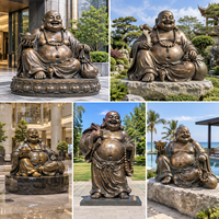 Statues de Bouddha ventru porte-bonheur pour la décoration de jardin, vente directe usine