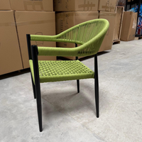 Ensemble de table et de chaises de restaurant moderne en alliage d'aluminium durable pour restaurant, ferme, parc