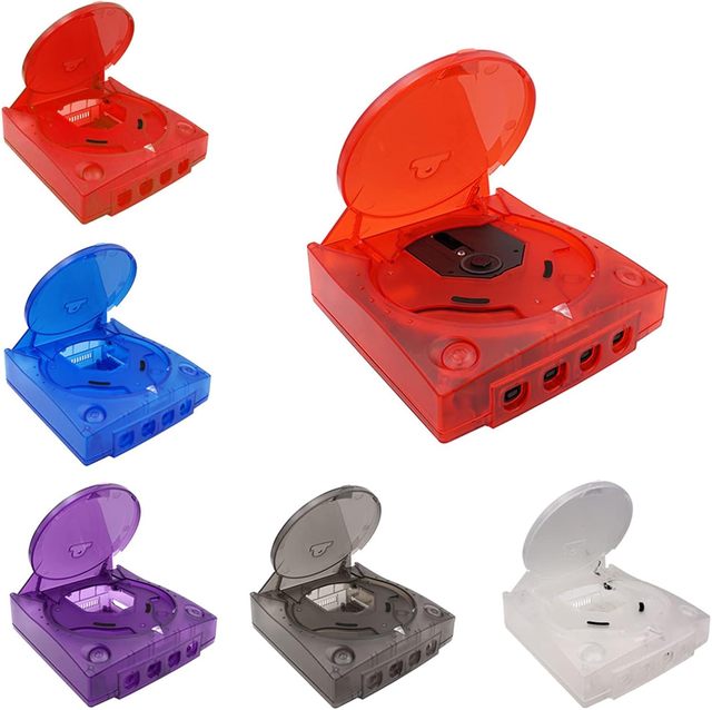 DC Plastic Housing Shell Replacement Translucent Case for SEGA Dreamcast Console Casing Box