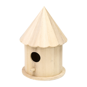 Nichoir à oiseaux en bois non fini personnalisé, nichoir à oiseaux en bois pour l'extérieur - Product Image 2