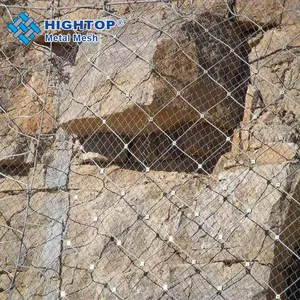 Гибкая проволочная сетка из нержавеющей стали для защиты от скал