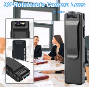 Prodotti di Tendenza 2025 Videocamera Indossabile HD 1080P con Registrazione di <span class=keywords><strong>6</strong></span> Ore, Batteria Ricaricabile da 1100mAh, Fotocamera d'Azione Sottile e Portatile - Product Image 2