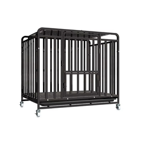 <span class=keywords><strong>Custom</strong></span> casa per animali domestici gabbie in metallo temporaneo box grande gatto esterno cuccia con doppie porte per cani - Product Image 3