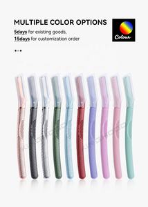 Outil professionnel de dermaplanage <span class=keywords><strong>tondeuse</strong></span> sourcils rasage rasoir facial en métal pour les femmes - Product Image 3