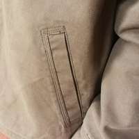 Veste de travail en toile de canard isolée pour l'hiver, de haute qualité, en coton tissé pour hommes, OEM