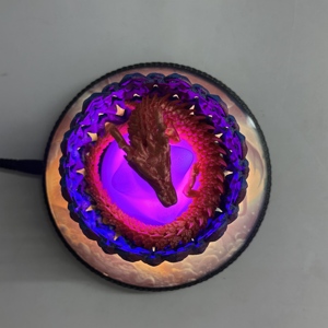3D Printing Floating Dragon Egg Night <b>Light</b> Hollow Touch Control Magnetic Levitating Lamp For Gamer Room Decor - Product Image 5