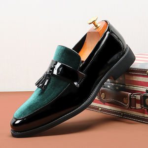 Zapatos Oxford de Oficina para Hombre, Parte Superior de Cuero PU, Punta Cuadrada, Correa con Hebilla, Zapatos de Vestir Formales Ligeros - Product Image 3