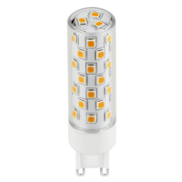 Ampoule LED 4W G9 en céramique sans scintillement 85-265V 110v 100v 220v 277v 12v 24v DC/AC 10-30V Dimmable Light Lamp Crystal Filament