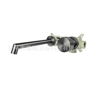Thermostatic Wall Mount Basin Faucet Single Handle Ceramic Valve Core For Bathroom Sink Hotel Projects - Product Image 4