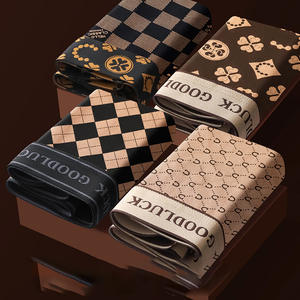 पुरुषों के अंडरवियर सेक्सी ट्रेंडी आरामदायक मध्य कमर के बॉक्सर की सांस लेने योग्य एंटी-बैक्टीरियल बुना हुआ थोक - Product Image 4